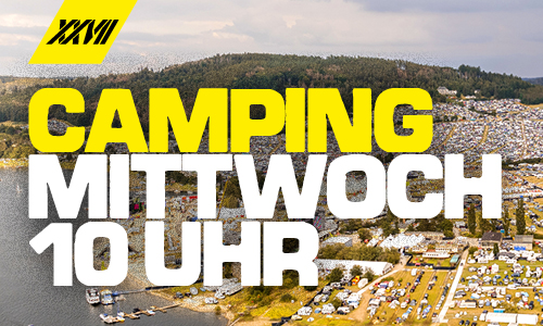 Unser Campingplatz öffnet am Mittwoch um 10 Uhr! 