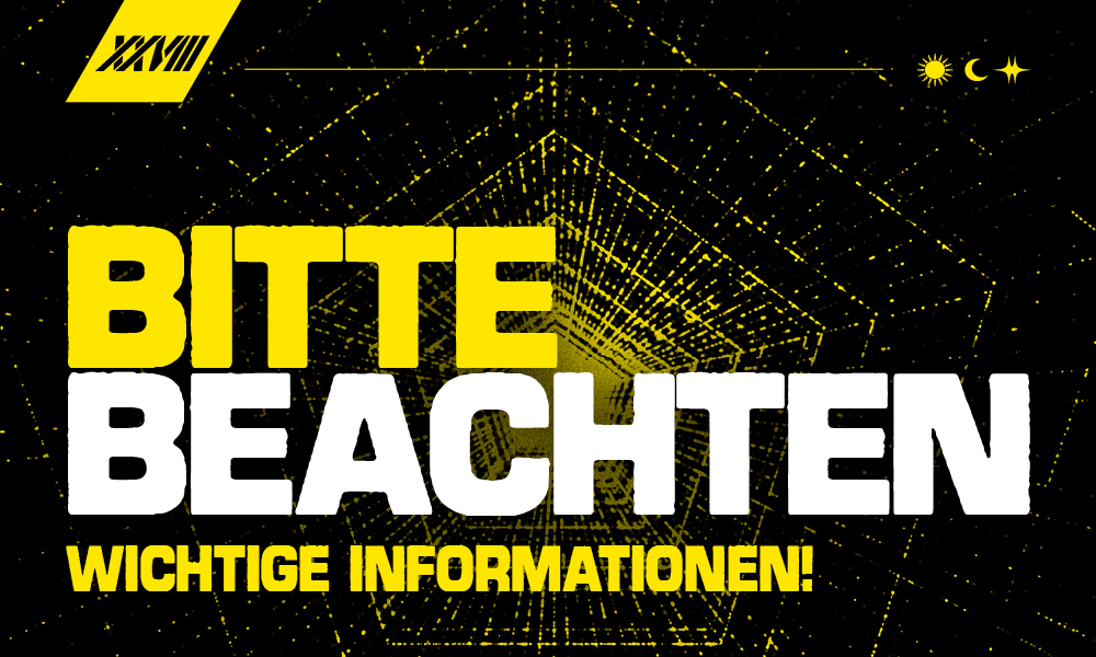 Bitte Campingregeln beachten!